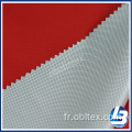 Tissu imperméable en polyester pongée Obl20-159 pour le manteau